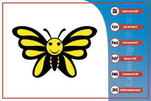 Cartoon of Funny Butterfly Design Review
