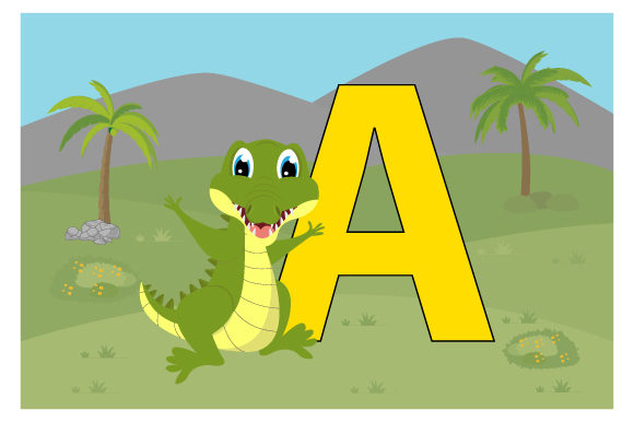 Funny Alligator with Uppercase a: A Designer's Review