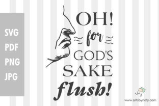 Funny Bathroom Printable Sign Flush Design Review