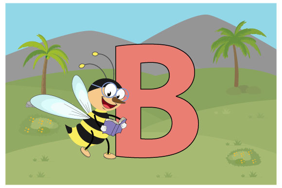 Funny Bee with the Letter B: A Designer's Review