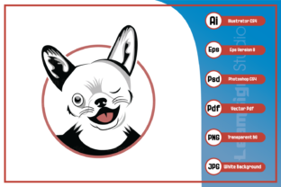 Funny Dog Head Character Illustration Review