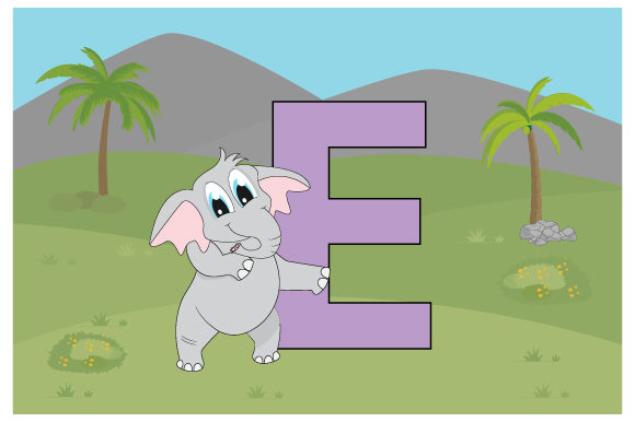 Funny Elephant with the Letter E: A Designer Review