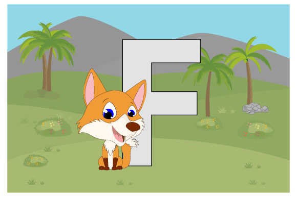 Funny Fox with the Letter F: A Designer's Review