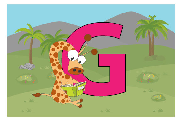 Funny Giraffe with the Letter G: A Designer Review