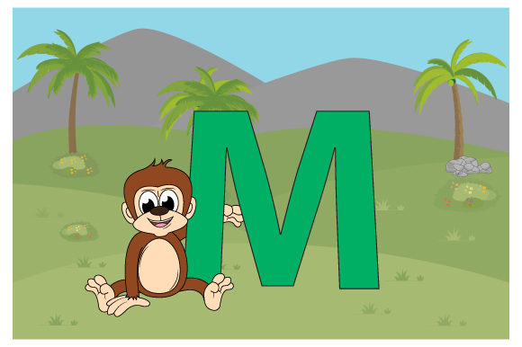 Funny Monkey with the Letter M Embroidery Review