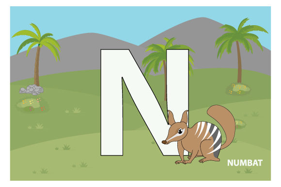 Funny Numbat with the Letter N: A Designer Review