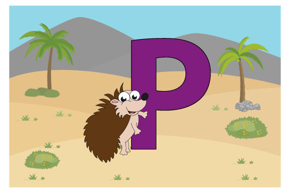 Funny Porcupine with the Letter P: A Designer Review
