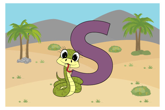 Funny Snake with the Letter S Embroidery Review