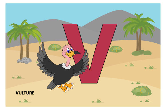 Funny Vulture with the Letter V: A Designer Review