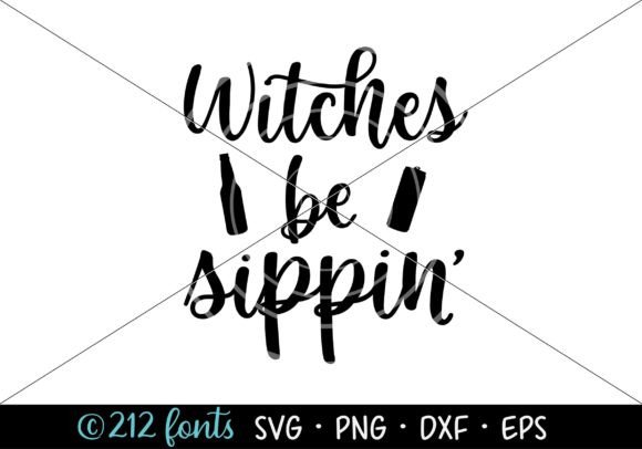 Witches Be Sippin Beer Halloween SVG Review